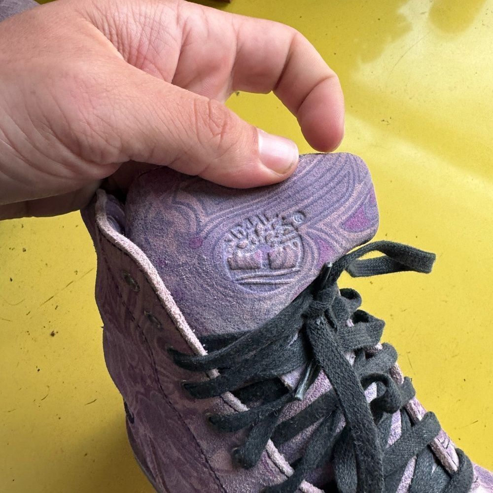 Prince Purple Reign x Timberland Purple Boots Sz 9M - Picture 15 of 15